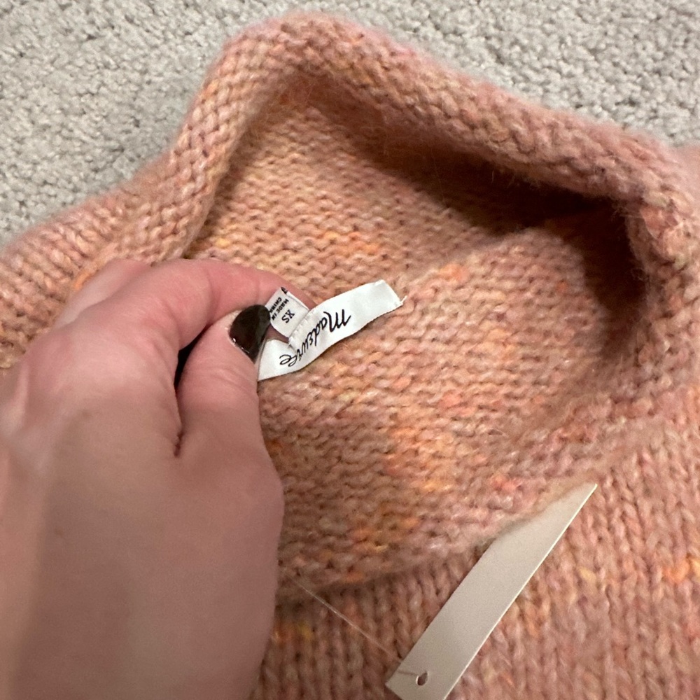 Madewell Sweater with rolled collar